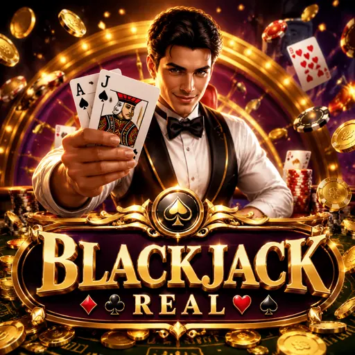Mesa de blackjack ao vivo com cartas distribuídas pelo dealer